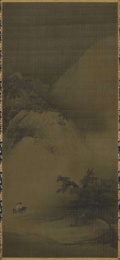 Verschneite Landschaft von Liang Kai